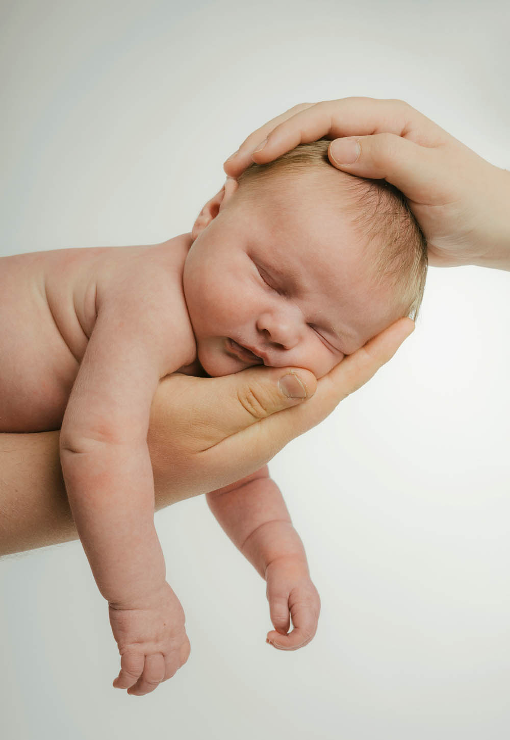 Neugeborenenfoto, Newbornshooting bei den Fotografen vom Fotostudio Fischer in Weinheim